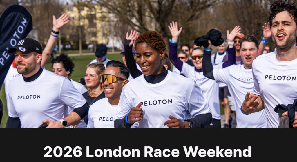 Peloton 2026 London Marathon Race Weekend event website